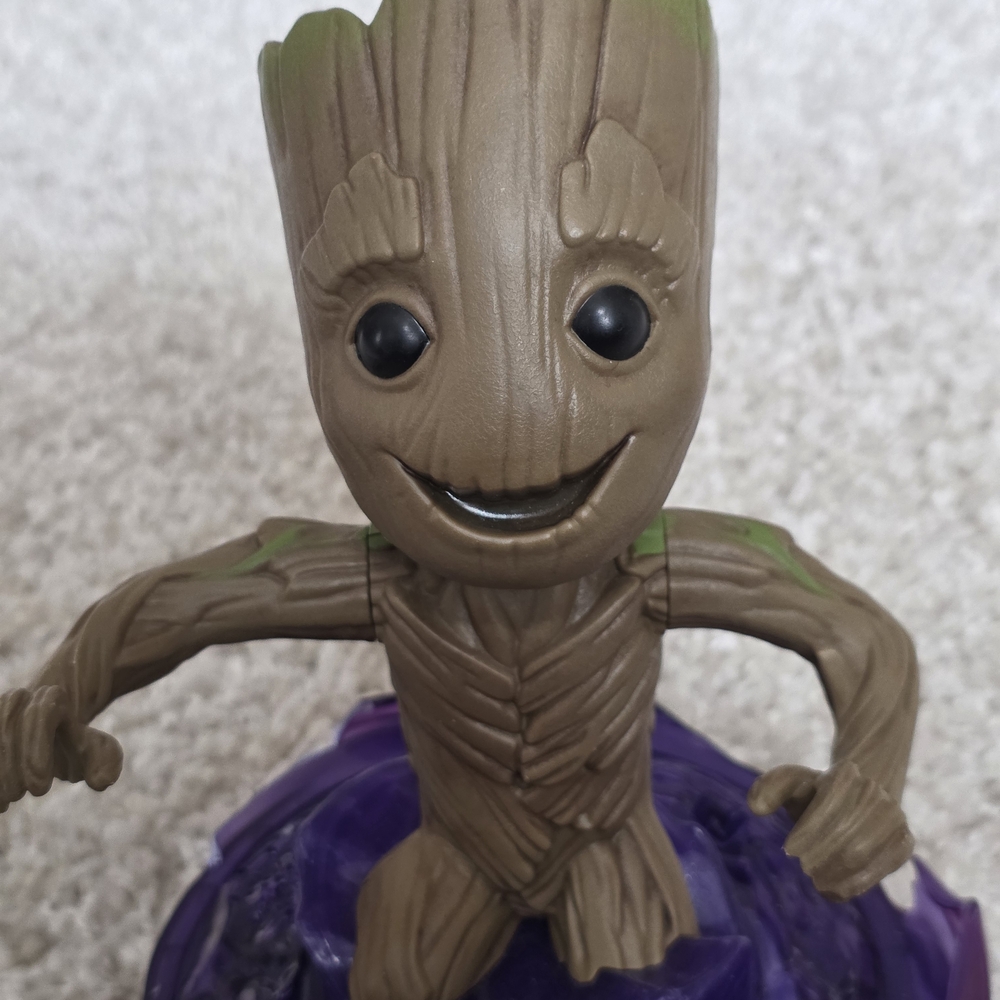 Source Unknown Brown and Purple Groot Figurine